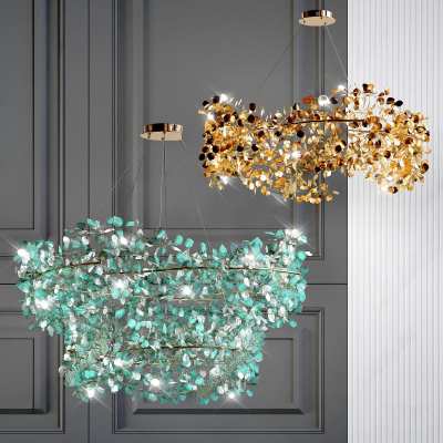 现代水晶灯3D模型下载